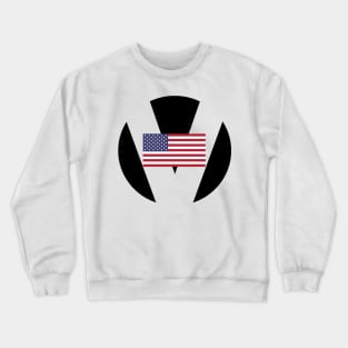 Based Stick Man Shield Crewneck Sweatshirt